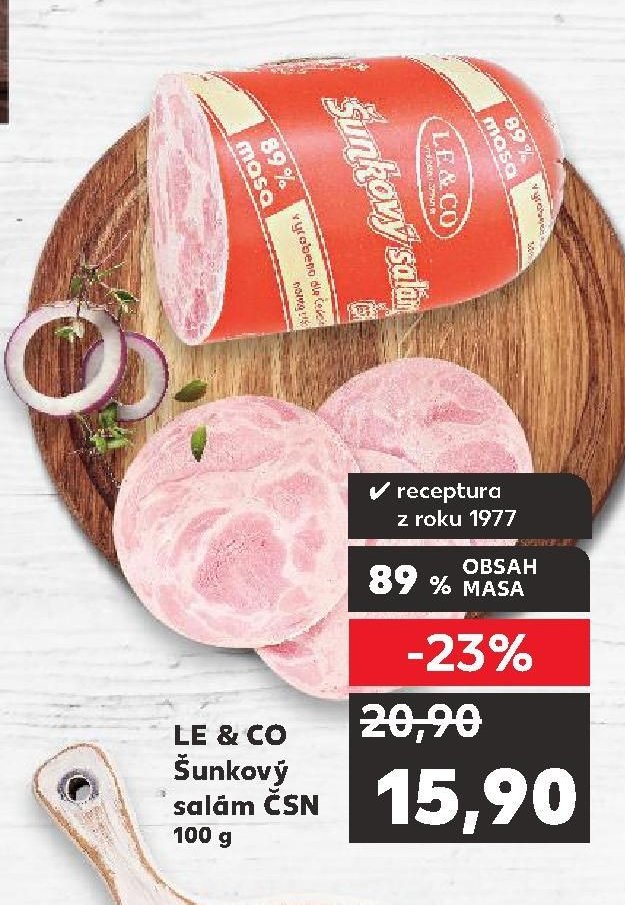 LE & CO Šunkový salám ČSN
