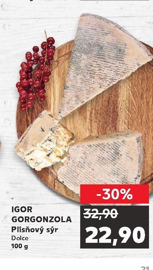 IGOR GORGONZOLA Plísňový sýr Dolce