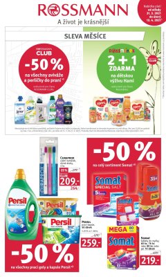 aktuální leták ROSSMANN drogerie 31.3.2021-13.4.2021