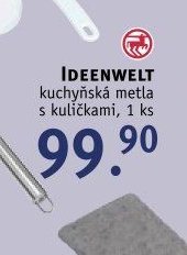IDEENWELT kuchyňská metla s kuličkami