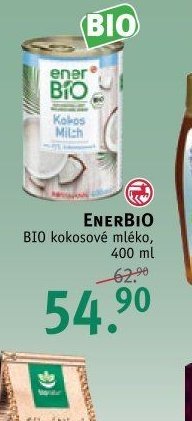ENERBIO BIO kokosové mléko, 400 ml