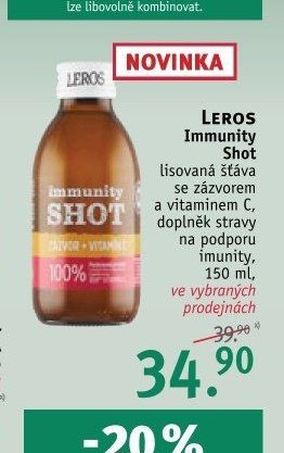 LEROS Immunity Shot, 150 ml