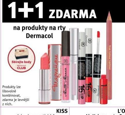 Dermacol produkty na rty