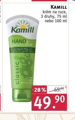 KAMILL krém na ruce