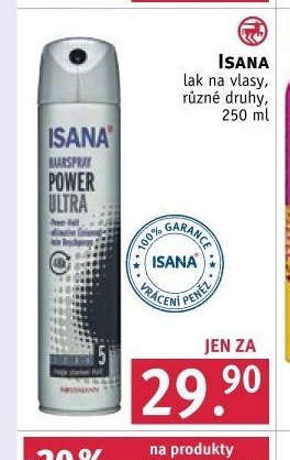 Isana lak na vlasy