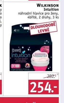 Wilkinson Intuition náhradní hlavice