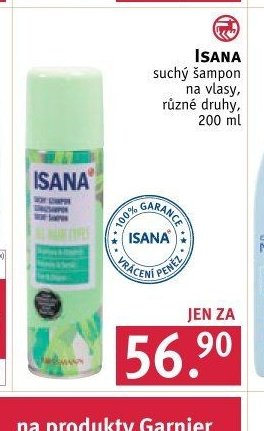 Isana suchý šampon na vlasy