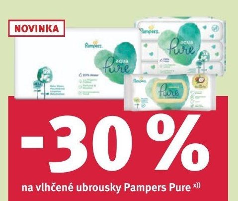 Vlhčené ubrousky Pampers Pure