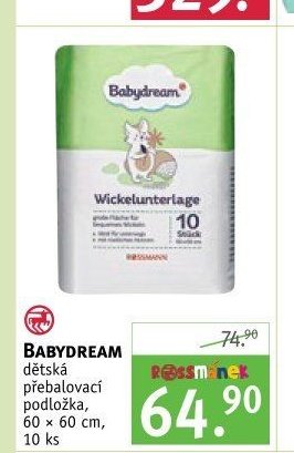 Babydream dětská přebalovací podložka