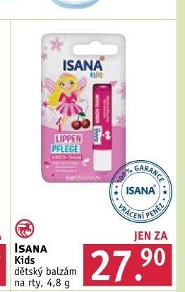 Isana Kids dětský balzám na rty