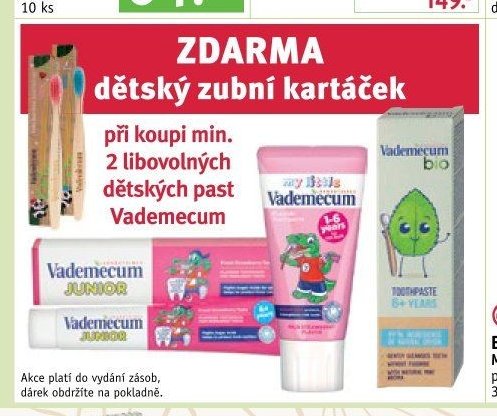 Vademecum dětské zubní pasty