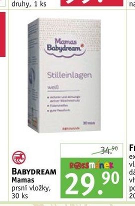 Babydream Mamas prsní vložky
