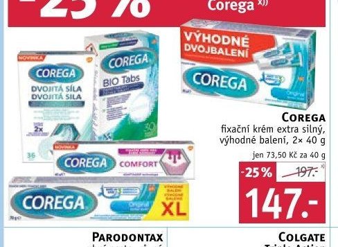 Corega fixační krém