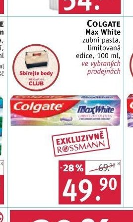 Colgate Max White zubní pasta