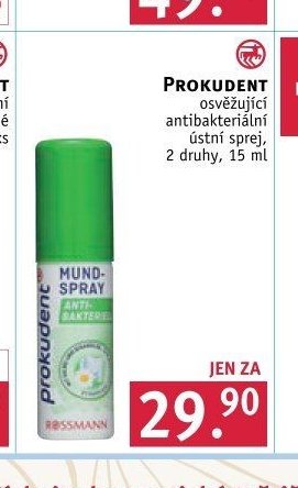 Prokudent osvěžující ústní sprej
