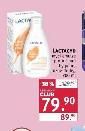 Lactacyd mycí emulze
