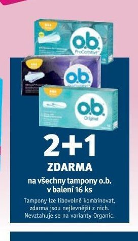 o.b. tampony