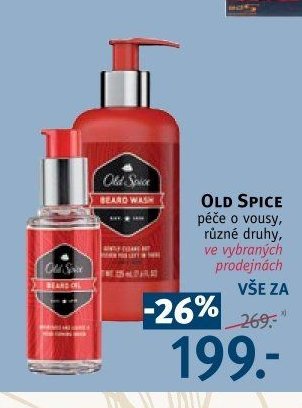 Old Spice péče o vousy