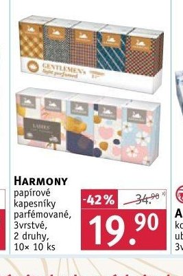 Harmony papírové kapesníky