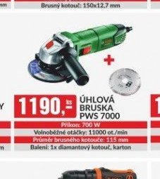 Úhlová bruska PWS 7000