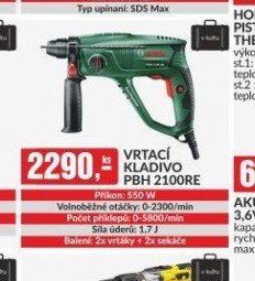 Vrtací kladivo PBH 2100RE