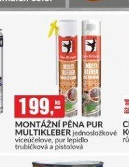 MONTÁŽNÍ PĚNA PUR MULTIKLEBER