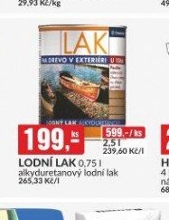 LODNÍ LAK 0,75 l
