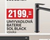UMYVADLOVÁ BATERIE SOL BLACK vysoká
