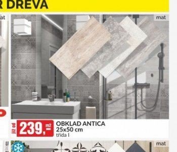 OBKLAD ANTICA 25x50 cm třída I