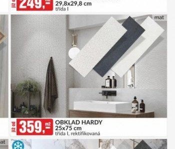 OBKLAD HARDY 25x75 cm třída I, rektifikovaná