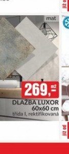 DLAŽBA LUXOR 60x60 cm třída I, rektifikovaná