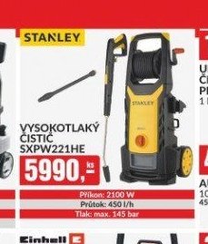 Vysokotlaký čistič SXPW221HE