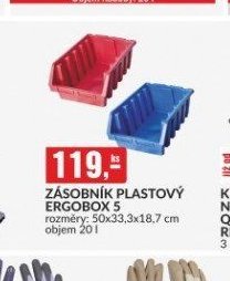Zásobník plastový Ergobox 5
