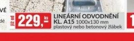 LINEÁRNÍ ODVODNĚNÍ