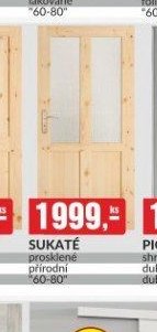 SUKATÉ prosklené