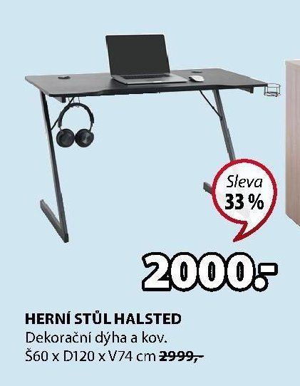 HERNÍ STŮL HALSTED