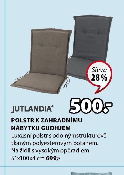 Polstr k zahradnímu nábytku GUDHJEM