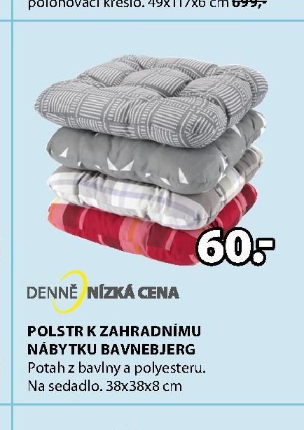 Polstr k zahradnímu nábytku BAVNEBJERG
