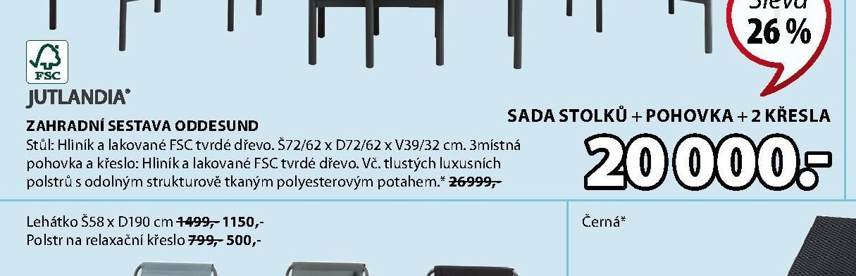 ZAHRADNÍ SESTAVA ODDESUND