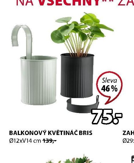 BALKONOVÝ KVĚTINÁČ BRIS