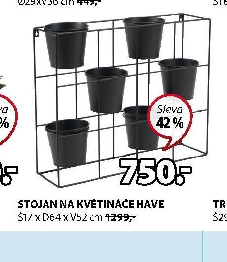 STOJAN NA KVĚTINÁČE HAVE