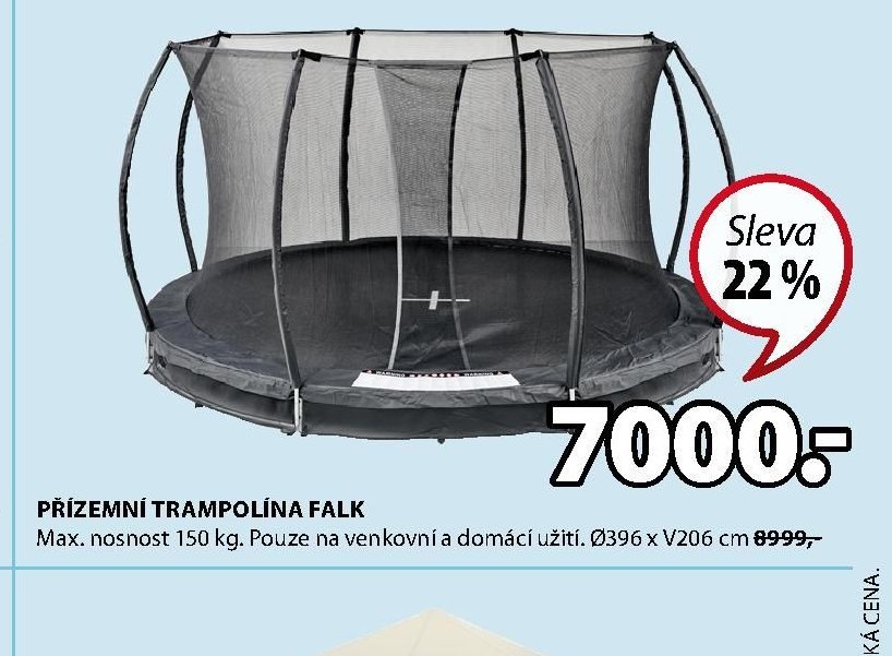 PŘÍZEMNÍ TRAMPOLÍNA FALK