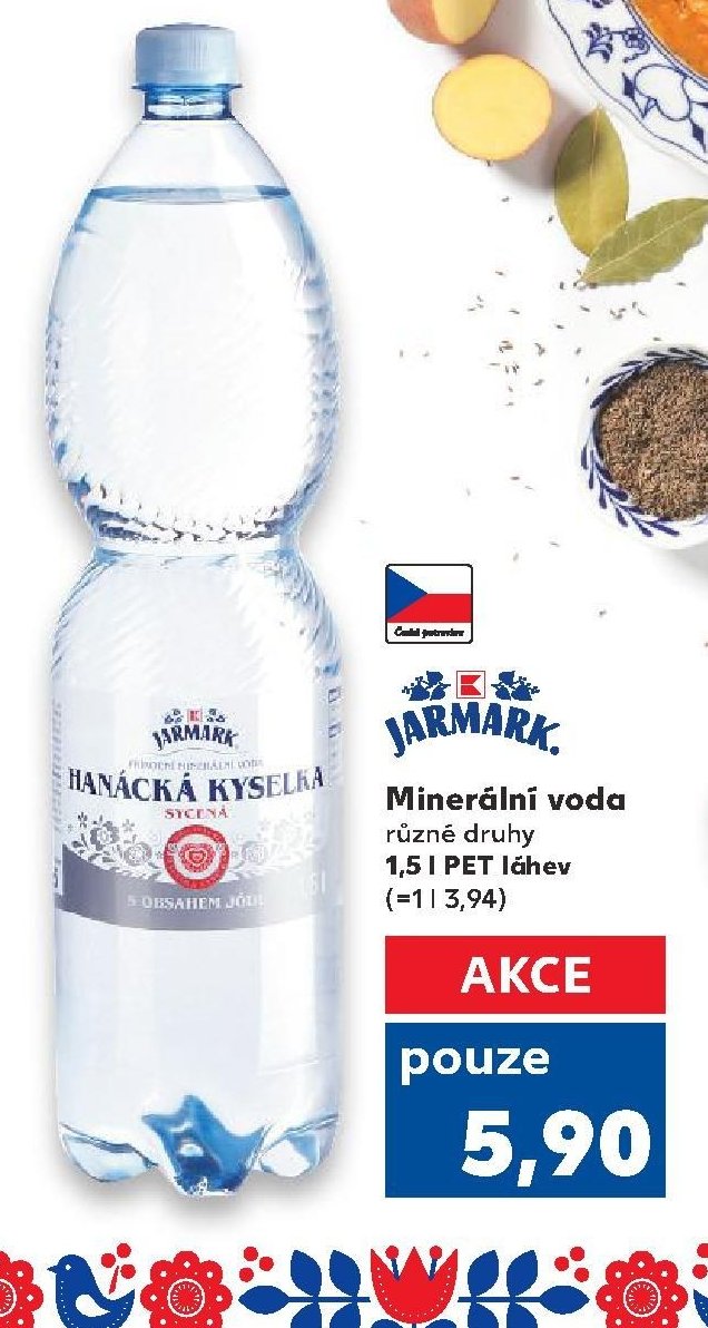 Jarmark Minerální voda 1,5 l