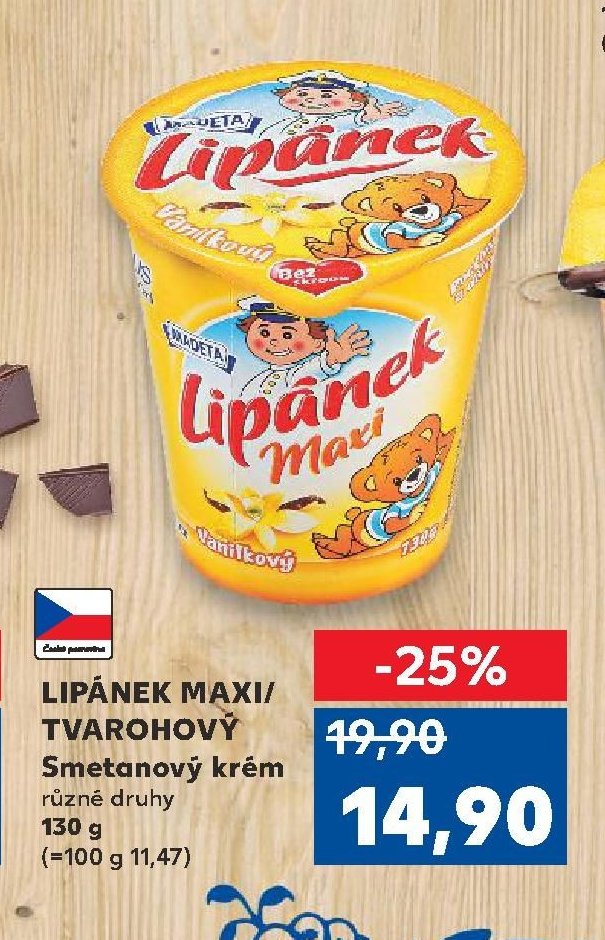 LIPÁNEK MAXI/ TVAROHOVÝ Smetanový krém