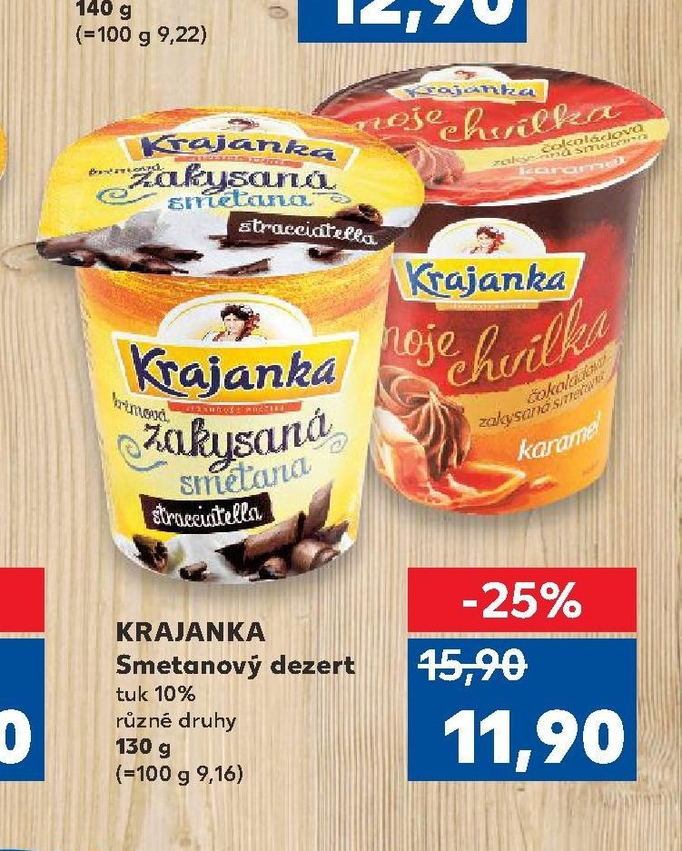 KRAJANKA Smetanový dezert