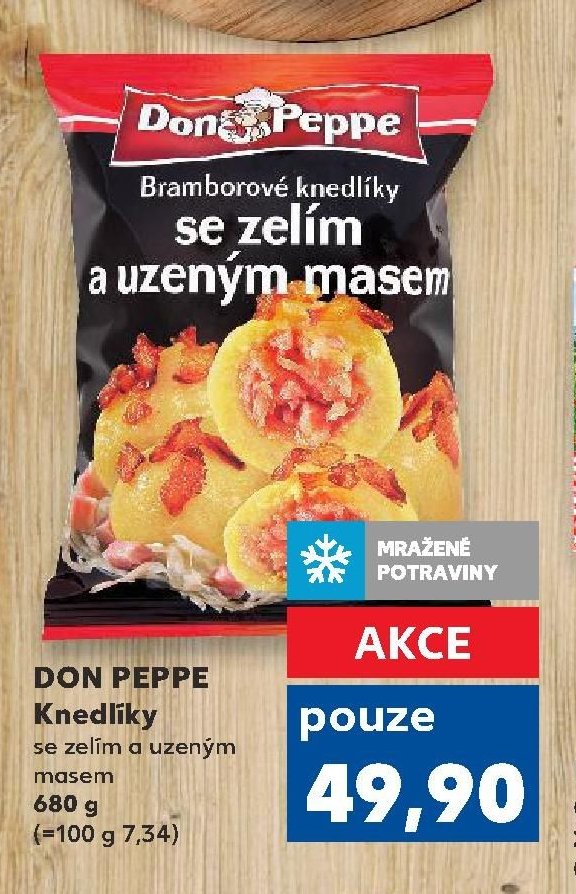 DON PEPPE Knedlíky se zelím a uzeným masem