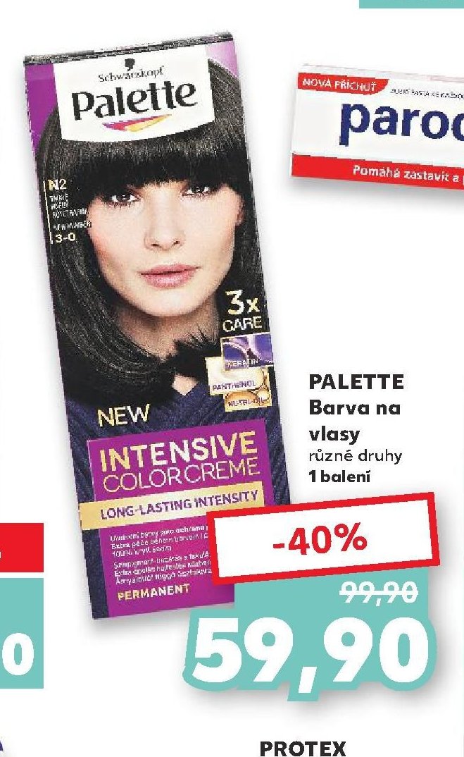 Palette Barva na vlasy různé druhy 1 balení