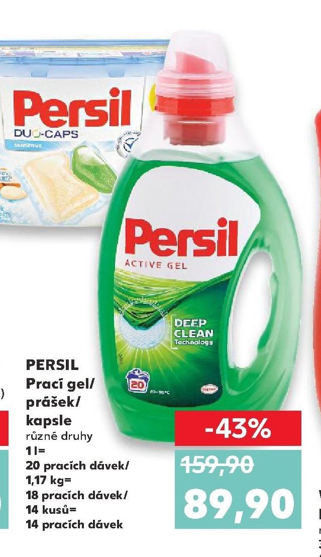 Persil Prací gel/prášek/kapsle