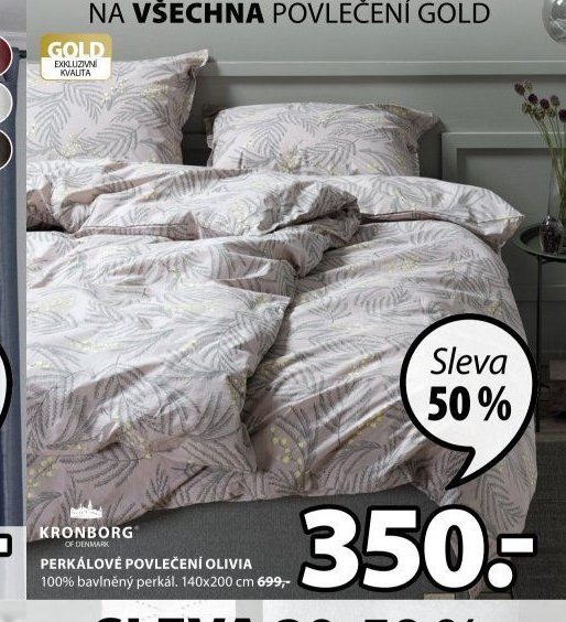 Perkálové povlečení OLIVIA