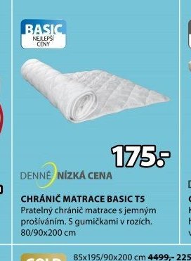BASIC CHRÁNIČ MATRACE BASIC T5